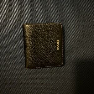 Small black wallet.